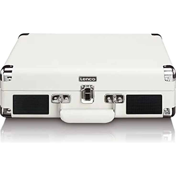 Lenco Classic Phono TT-115 Plattenspieler - Kofferplattenspieler - Bluetooth - USB - 3 Geschwindigkeiten - Direktaufnahme auf USB ohne PC - Riemenantrieb - creme – Bild 4