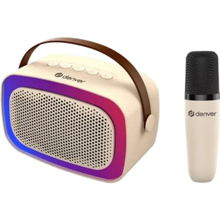 Denver Lautsprecher mit Mikrofon BTM-610 bt, Touchpad Steuerung, Zigbee, 1.0 Zoll Tweeter, schwarz – Bild 1