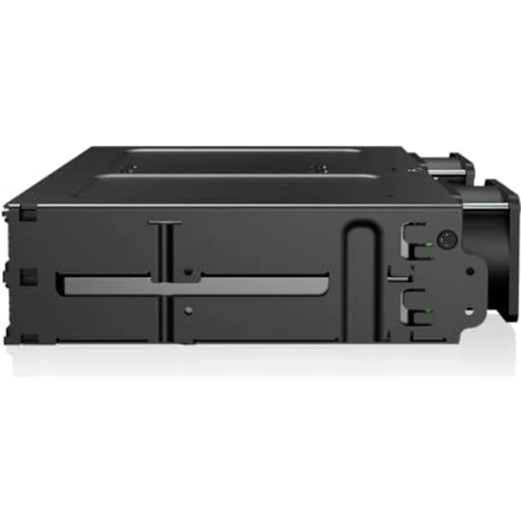 ICY DOCK ExpressCage MB324V4P-B, 4-Bay U.2/U.3 PCIe 4.0 NVMe SSD Wechselrahmen, schraubenlose Trays für 5,25" Schacht, bis 64Gbps pro SSD – Bild 4