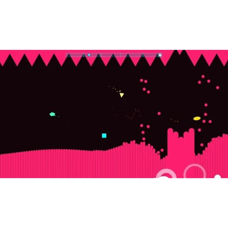 Fangamer Just Shapes & Beats - Switch, Nintendo Switch Spiel mit 12-seitigem Handbuch, gefaltetem Poster und Mini-Aufkleberbogen, bis zu 4 Spieler Koop – Bild 5
