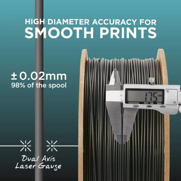 Polymaker PolyLite PLA Grün - 1.75mm, 1kg, hochbelastbares 3D-Druckfilament mit Jam-Free-Technologie – Bild 5