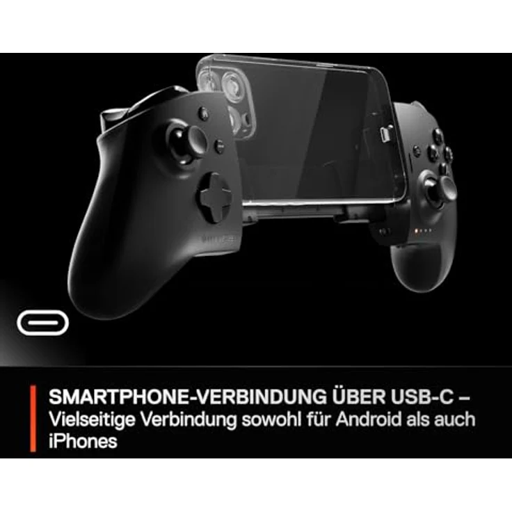 SteelSeries Nimbus Cloud Wireless Bluetooth Gaming-Controller, Dual-Mode-Cloud-Controller mit 20 Std. Akkulaufzeit, Hall Effect-Sensoren, USB-C-Passthrough, kompatibel mit iPhone, iOS, Android, PC – Bild 4