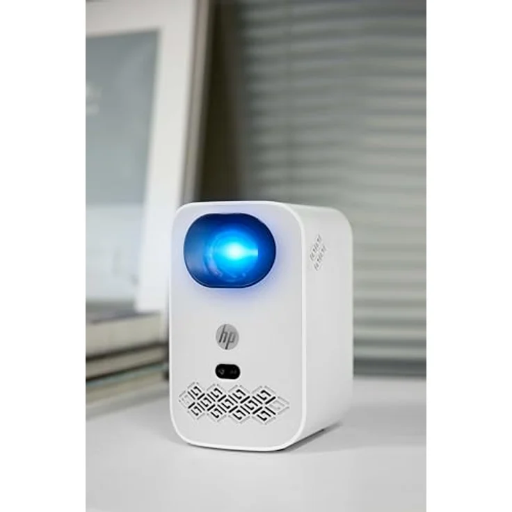 HP CC360, kompakter Beamer mit UWFHD, 220 lm, integrierten Lautsprechern, Dual-Band-WLAN und Bluetooth 5.0, Weiss – Bild 7
