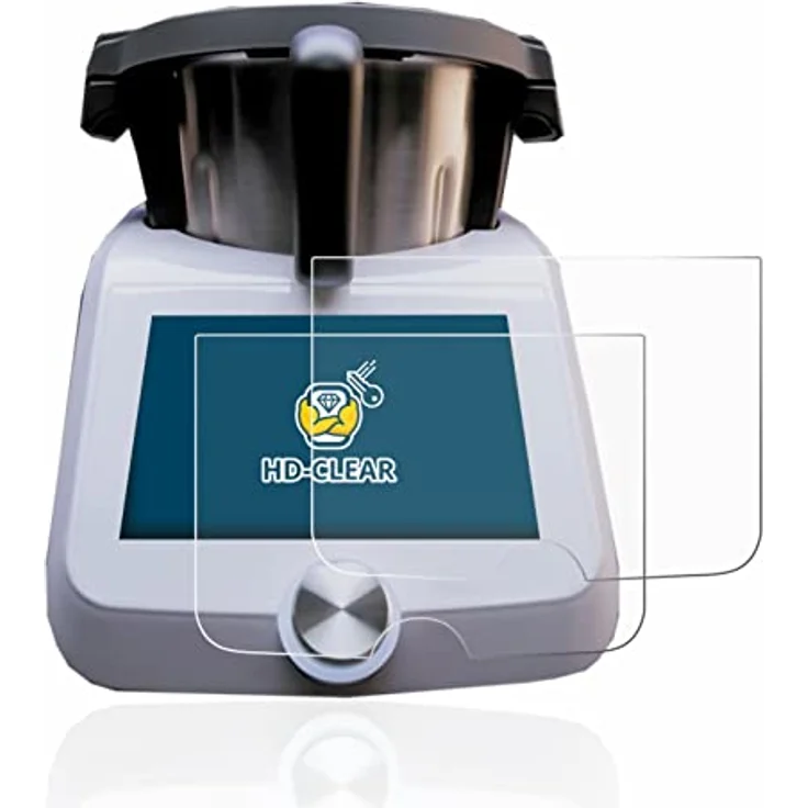 BROTECT 2 Stück Schutzfolie für SilverCrest Monsieur Cuisine Smart Displayschutz Folie Ultra-Klar, Anti-Kratzer, Höchste Transparenz, Anti-Fingerprint, Blasenfreie Installation – Bild 2
