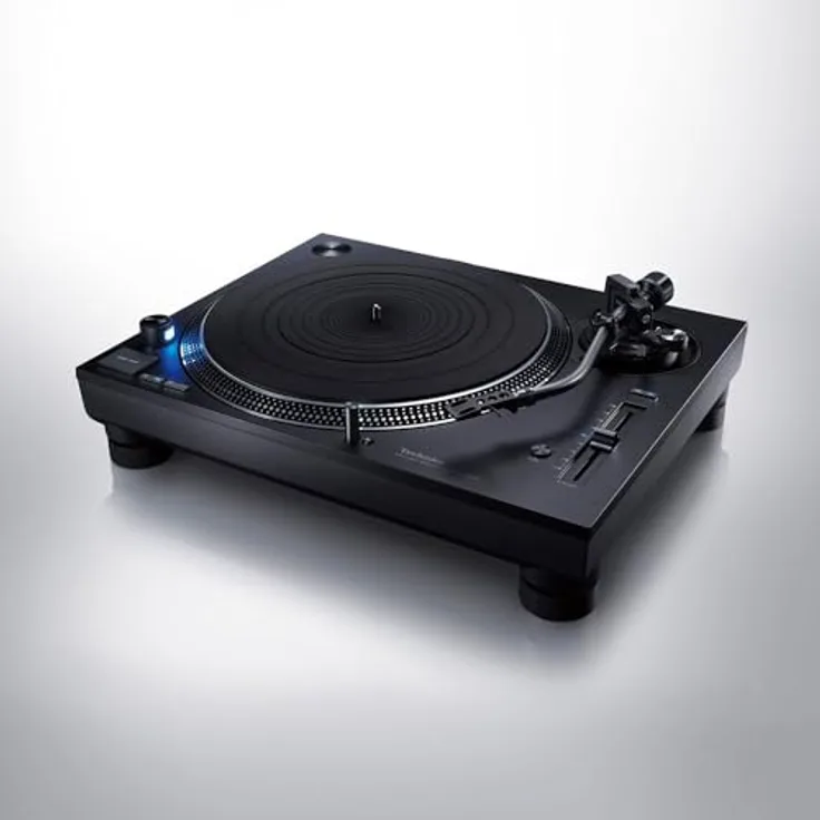 Technics SL-1210 GR2 Schwarz - Grand Class Plattenspieler mit Direktantrieb (neues Modell 2023)