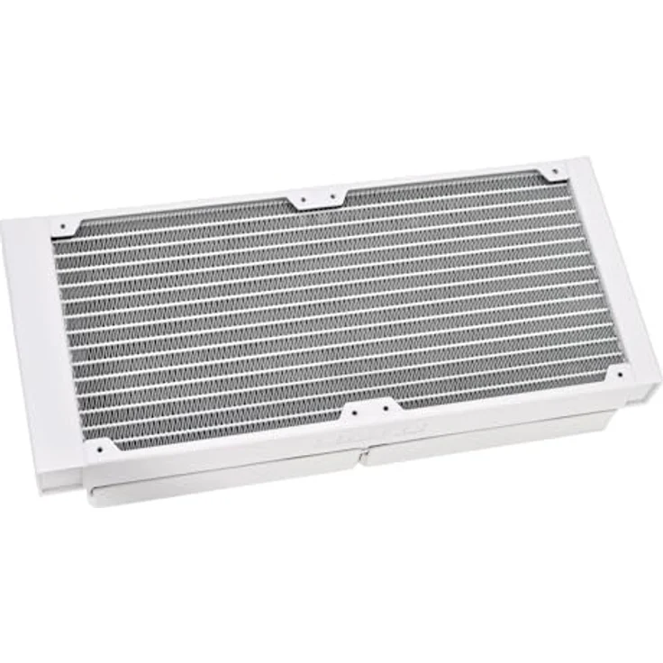 Lian Li Galahad LCD AIO CPU-Kühler, Hochleistungs-ARGB-Lüfter, LCD-Bildschirm, 45-Grad-Anschlüsse, Asetek-Pumpe der 8. Generation, 280mm, Weiß – Bild 3