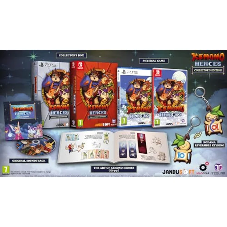 Tesura Games Kemono Heroes Collector's Edition (Nintendo Switch) (16 bit graphics, local cooperative play, unlockable weapons) – Bild 2