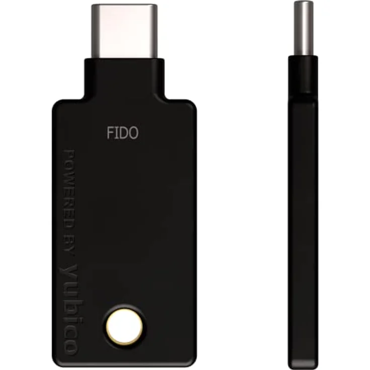 Yubico - Security Key C NFC - Schwarz - Sicherheitsschlüssel für Zwei-Faktor-Authentifizierung (2FA), Anschluss über USB-C und NFC - FIDO-Zertifiziert – Bild 3