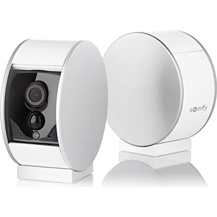 Somfy 2401507 Innenkamera (mit automatischer Blende, 130° Weitwinkel Blick, 8-fach Zoom, Nachtsichtfunktion, Lautsprecher und Mikrofon, Bewegungsmelder) – Bild 2