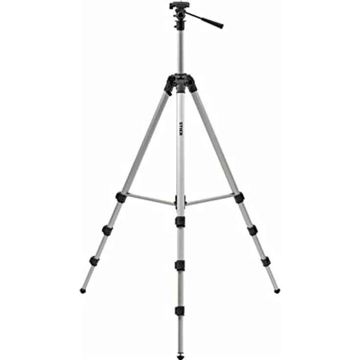 Stier STIER Stativ 250, Aluminium Baustativ mit verstellbarer Höhe von 88 bis 250 cm, für Laser und Nivelliergeräte, inkl. Tragetasche – Bild 9