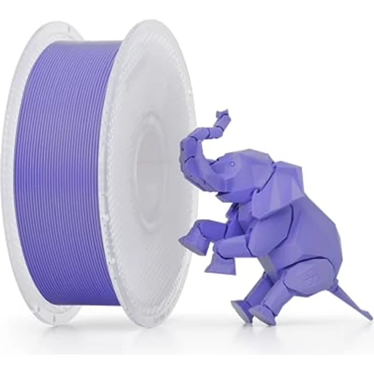 Bambu Lab Filament PLA Basic Purple 1kg, 3D-Druckmaterial, 1.75 mm, Violett, RFID für intelligentes Drucken, wiederverwendbare Spule – Bild 1