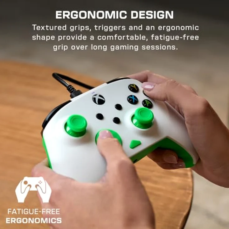 Turtle Beach REMATCH CORE - Wireless Controller für Xbox Series X, anpassbare Impuls-Trigger, ergonomisches Design, Weiss-Grün – Bild 5