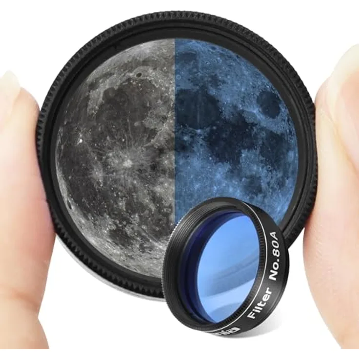 astromania 3,2 cm Farbe/Planetary Filter – # 80 A blau