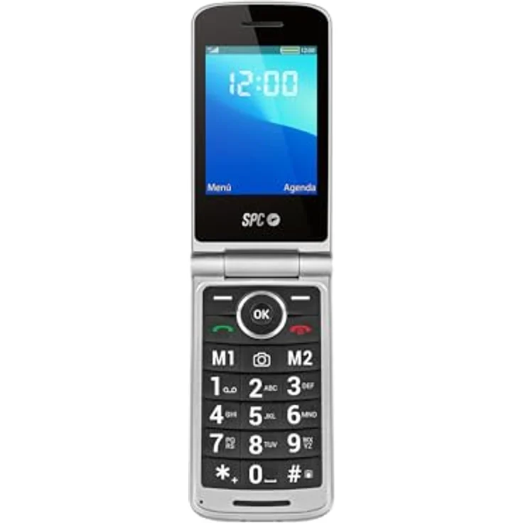 SPC Prince 4G Senioren-Handy mit Klappe, großen Tasten, SOS-Taste, Fernkonfiguration - Schwarz – Bild 2