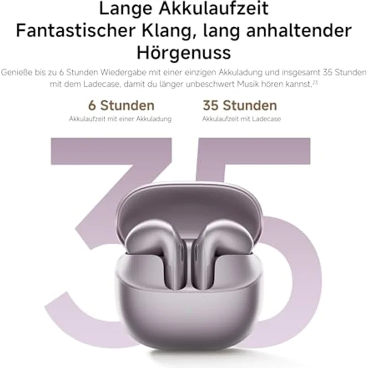 Xiaomi Buds 6, Wireless Kopfhörer mit hochwertigem Sound, Weiß – Bild 10