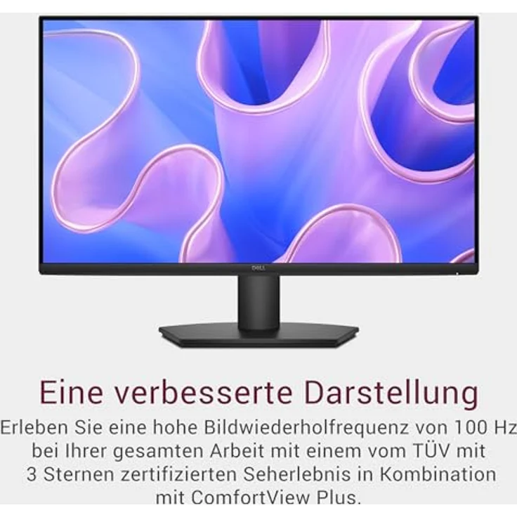 Dell 27 Monitor SE2725HM Monitor 27 Zoll Full HD (1920x1080), 100Hz, IPS, 5ms, Neigbar, Comfortview Plus, Schwarz – Bild 8