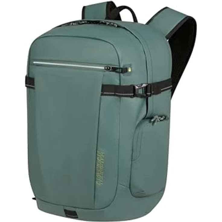 American Tourister Upventure - Laptop Backpack 15.6 Inch, 44 cm, 26.5 L, Green (Dark Forest) - Mit Laptop- und Tablet-Fach, Komfortable Riemen, Smart Sleeve - Wasserabweisend – Bild 1