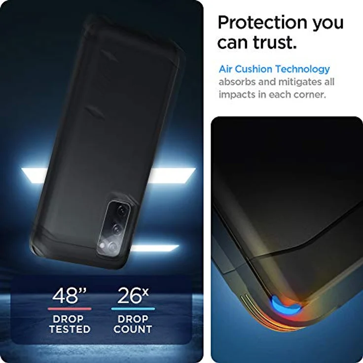 Spigen ACS02279 Handy-Schutzhülle 16,5 cm (6.5'') Cover Schwarz (ACS02279) – Bild 4