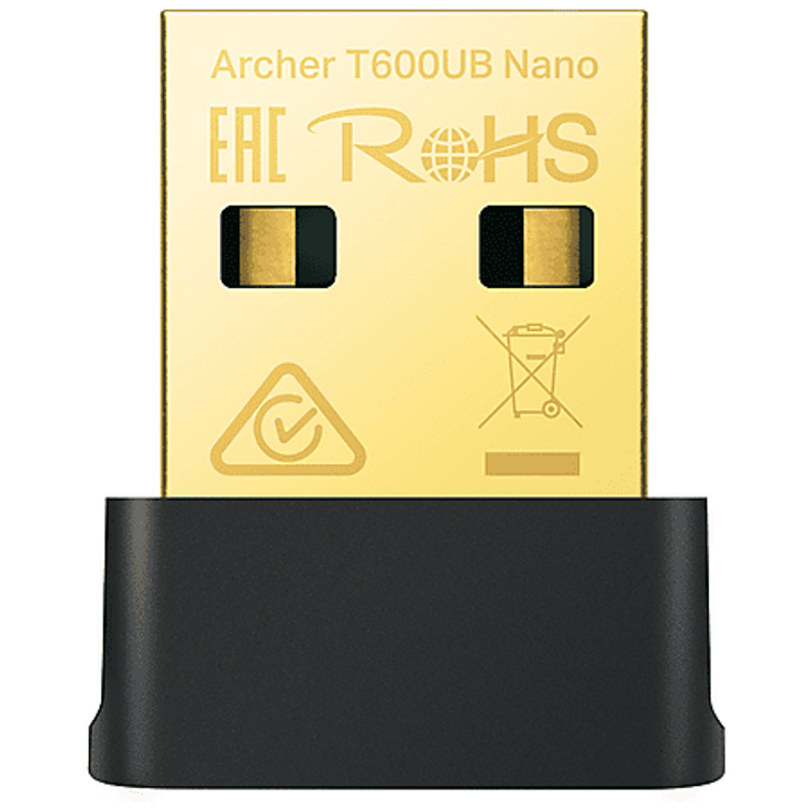 TP-LINK Archer T600UB Nano AC600 Wi-Fi Bluetooth-USB Adapter, dualband, kompaktes Design, bis zu 433 MB/s Datenrate