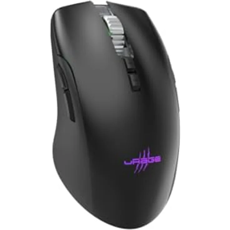 Urage Reaper 510 Black Wireless (Kabelgebunden) Gaming-Maus mit 16.000 dpi Pixart Sensor und TTC-GOLDEN Switches
