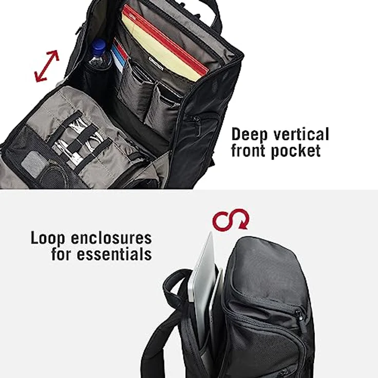 Victorinox Altmont 3.0 Fliptop Laptop Rucksack - 16 Zoll Unisex Damen/Herren - Schwarz – Bild 5