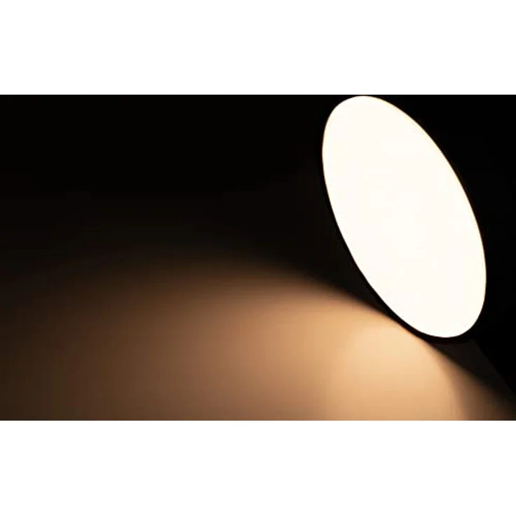 McShine - Led Deckenleuchte Wifi Deckenlampe dimmbar 35W, rund schwarz, RGB einstellbar per App, 3000K-6500K, Ø400xH50mm für Kinderzimmer, Wohnzimmer, Küche, Schlafzimmer – Bild 3