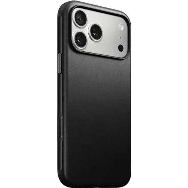 NOMAD Moderne Lederhülle für iPhone 17 Pro Max, Schwarz, MagSafe und kabelloses Laden, 2,4 m Fallschutz – Bild 2