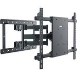 Hagor Brackit XXL HD II TV Wandhalterung, Schwarz, 98", 140 kg, neig- und schwenkbar
