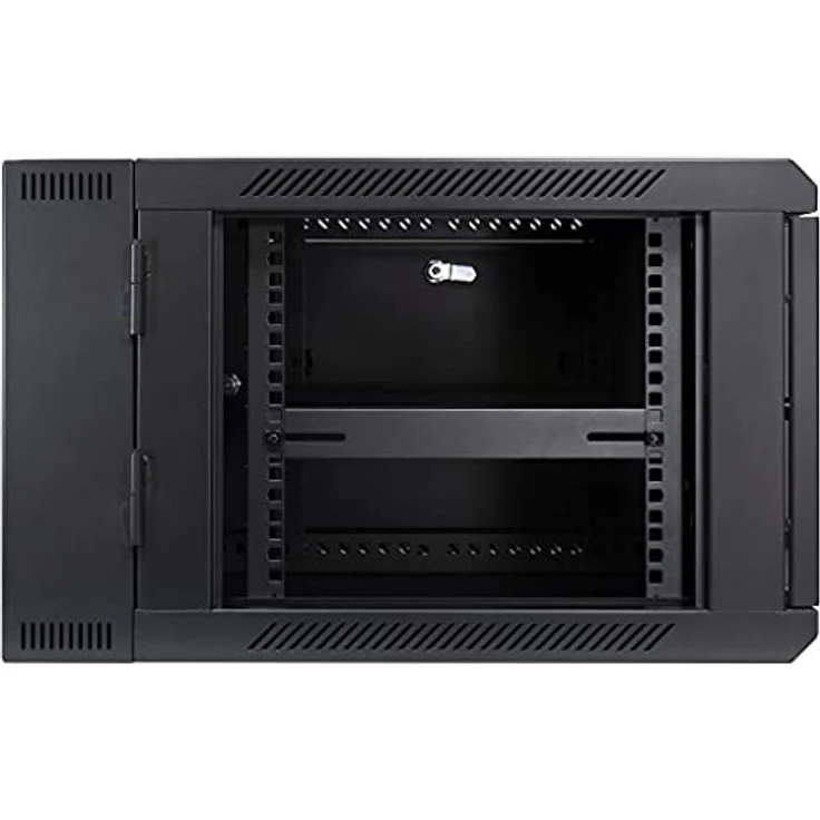INTER-TECH SMB-6606 - abklappbares Wandgeh. 6HE 600mm Tiefe Gesamtlast bis zu 40kg ERF. Schutzklasse IP20 abschliessbar - unmontiert – Bild 4