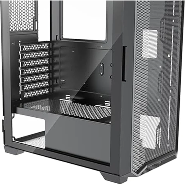 Xilence ATX Miditower (Mini ITX, ATX, mATX), PC Gehäuse, Schwarz – Bild 12