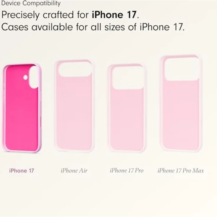 Beats iPhone 17 Case, MagSafe mit Kamerasteuerung, matte Außenseite, Innenfutter aus Mikrofaser – Kieselrosa – Bild 3