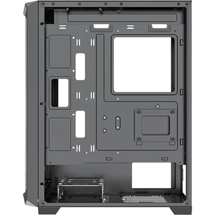 Xilence ATX Miditower (Mini ITX, ATX, mATX), PC Gehäuse, Schwarz – Bild 7