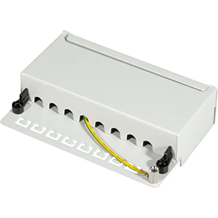 LogiLink Professional Cat.6 (250 MHz) Patchpanel - Verteilerfeld, Tisch-Wand-Desktop, STP (geschirmt) 8-Port (RJ45) – Bild 5