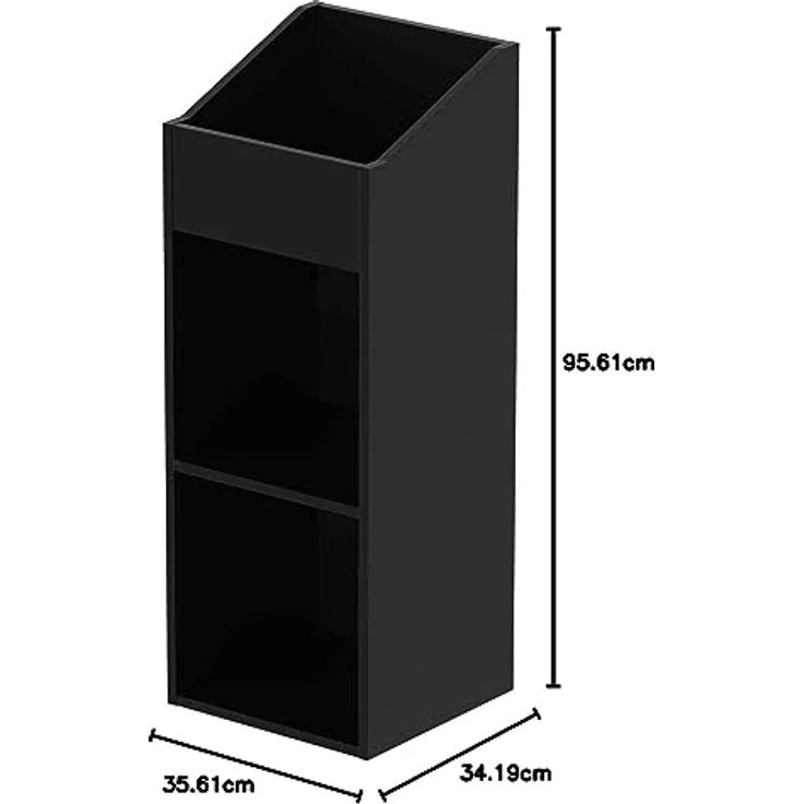 Glorious Record Rack 330 black - Preisvergleich – Bild 4