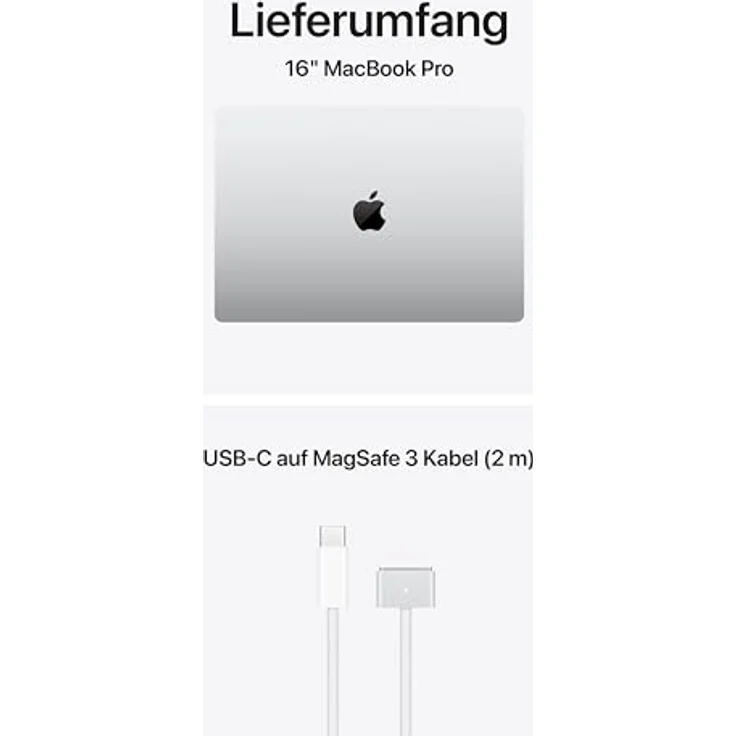 Apple MacBook Pro 16" M5 Pro, 18-Core CPU, 20-Core GPU, 1TB SSD, 24GB RAM, Silber, 2026, ohne Netzteil – Bild 6