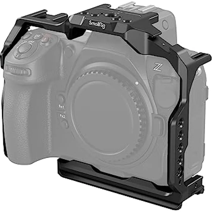 SMALLRIG Z8 Camera Cage für Nikon Z 8, Verdrehsicheres Design, Video-Vlog-Vollkäfig aus Aluminiumlegierung, mit Schnellwechselplatte für Arca-Swiss, für Landschaftsfotografie, Hochzeitsvideo – 3940