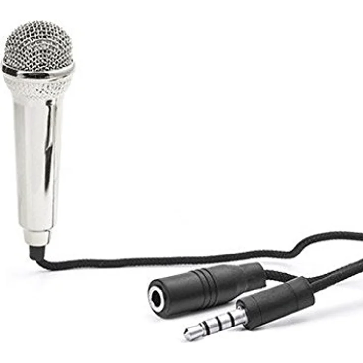 Kikkerland Mini Karaoke, Mikrofon mit 3,5-mm-Anschluss – Bild 3