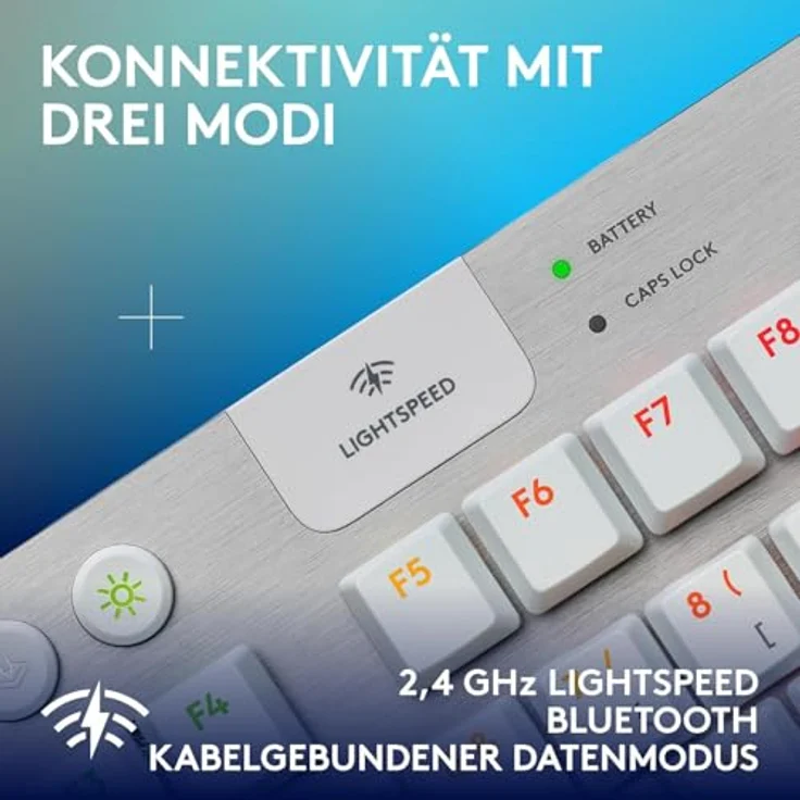 LOGITECH G915 X LIGHTSPEED TKL, Kabellose Gaming-Tastatur mit GL-Switches und Aluminium-Oberschale – Bild 8