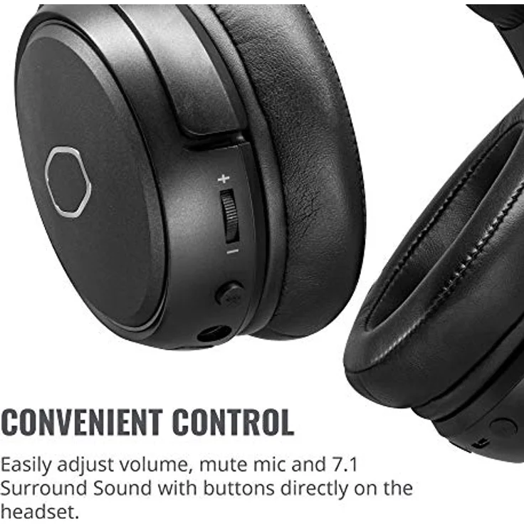 Cooler Master MH670 Gaming Headset mit 2,4 GHz kabellos, Virtual 7.1 Surround Sound und Multi-Plattform-Kompatibilität – Bild 4