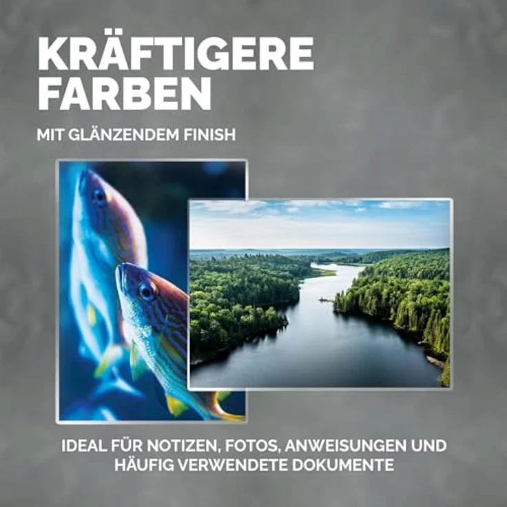 Fellowes Laminierfolien glänzend für A4, 80 micron, 250 Stück - Hohe Stabilität und Brillante Farbwiedergabe – Bild 5