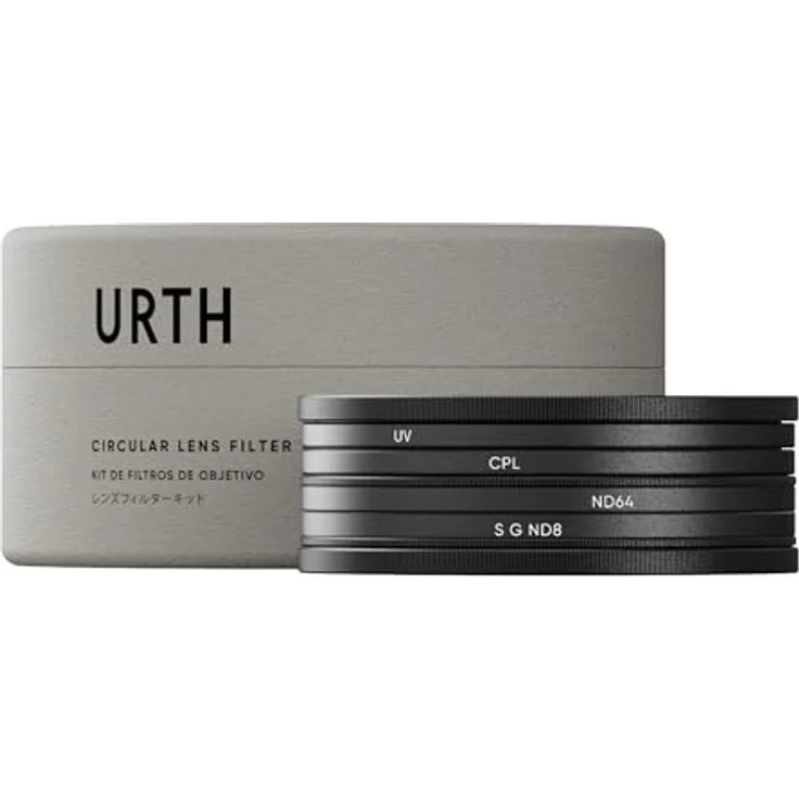 Urth 58 mm Filter Kit (Plus+), Kamera-Filter mit deutschem SCHOTT Glas, Natur Kit – Bild 1
