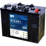 Sonnenschein Gel Batterie GF-V GF 12 105 V, 12V 105Ah, wartungsfrei, auslaufsicher, rüttelfest für Elektrofahrzeuge und Solaranlagen
