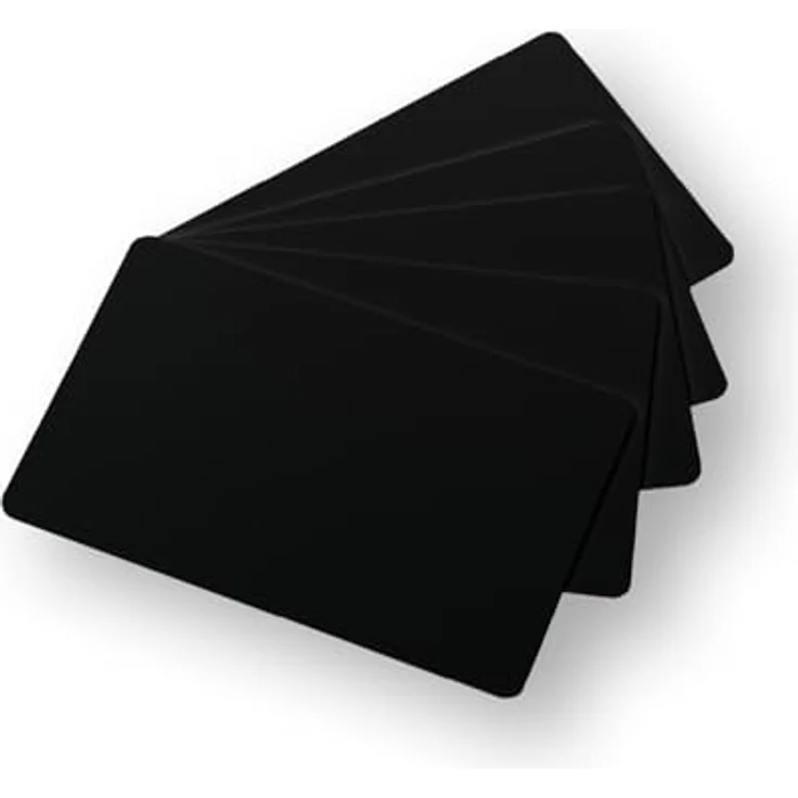 PVC-Karten schwarz 30mil 500er Pack – Bild 2