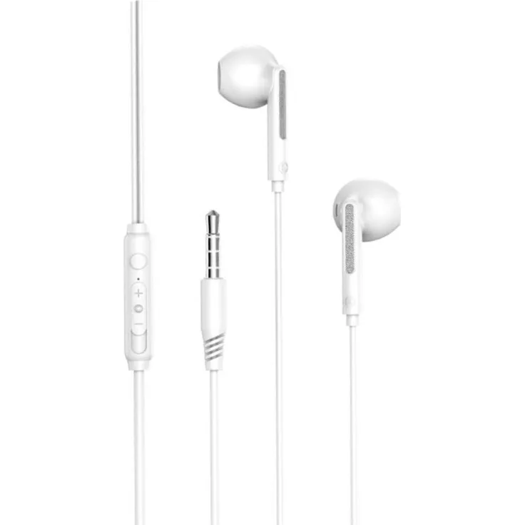 COFI EP11 In-Ear Kopfhörer (minijack 3.5mm) mit Mikrofon, weiß - Universell kompatibel mit Handys
