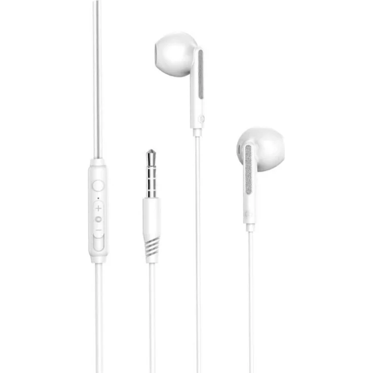 COFI EP11 In-Ear Kopfhörer (minijack 3.5mm) mit Mikrofon, weiß - Universell kompatibel mit Handys