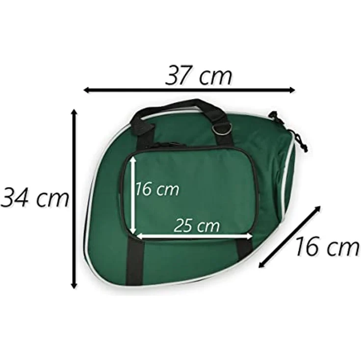 Tuyama® Gigbag für Jagdhorn/Posthorn/Fürst-Pless-Horn Softcase gepolstert Tasche Koffer – Bild 3