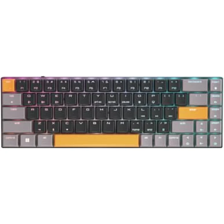 CHERRY MX-LP 2.1 Compact Wireless US-Layout schwarz (Eng. Int., Kabellos), Mechanische Tastatur, Schwarz – Bild 6