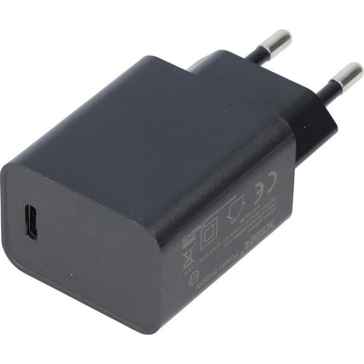 Xtar PD20W USB-C Netzteil mit Schnellladefunktion, Power Delivery, kompatibel mit QC2.0/QC3.0, schwarz