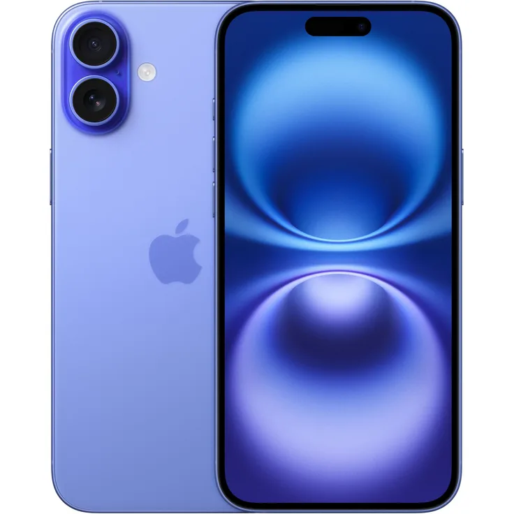 Apple iPhone 16 Plus 5G Smartphone (6,7 Zoll) OLED-Display, 512 GB interner Speicher, iOS 18, blau