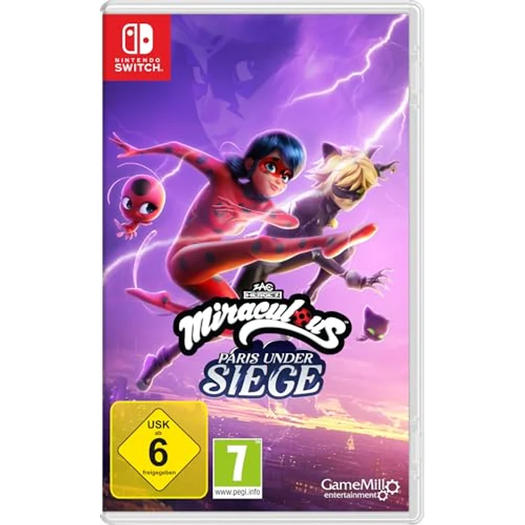 Game Mill Miraculous: Paris Under Siege, Nintendo Switch Game mit epischer originaler Geschichte und akrobatischen Kampfkünsten – Bild 1